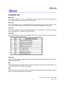 浏览型号W78L33的Datasheet PDF文件第3页