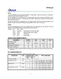 浏览型号W78L33的Datasheet PDF文件第6页