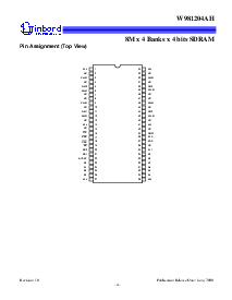 浏览型号W981204AH的Datasheet PDF文件第4页