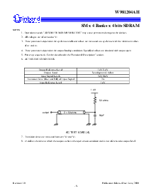 浏览型号W981204AH的Datasheet PDF文件第8页