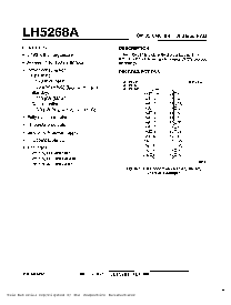 浏览型号LH5268AN的Datasheet PDF文件第1页