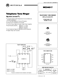 浏览型号MC34017的Datasheet PDF文件第1页