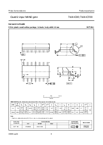 浏览型号74AHCT00的Datasheet PDF文件第9页