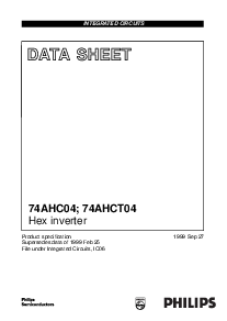 浏览型号74AHCT04的Datasheet PDF文件第1页