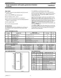 浏览型号74ABT833的Datasheet PDF文件第2页
