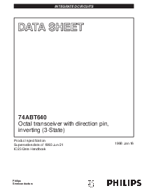 浏览型号74ABT640的Datasheet PDF文件第1页