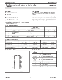 浏览型号74ABT640的Datasheet PDF文件第2页
