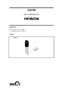 浏览型号2sd789的Datasheet PDF文件第1页