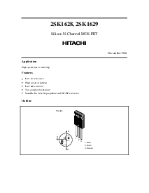 浏览型号2sk1628的Datasheet PDF文件第1页