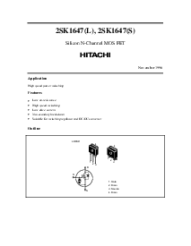 浏览型号2sk1647的Datasheet PDF文件第1页