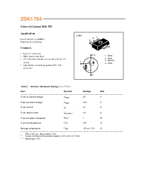 浏览型号2sk1764的Datasheet PDF文件第1页