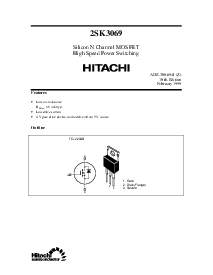 浏览型号2sk3069的Datasheet PDF文件第1页