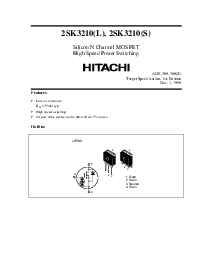 浏览型号2sk3210的Datasheet PDF文件第1页