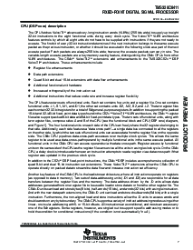 浏览型号TMS320C6411的Datasheet PDF文件第7页