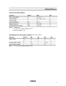 浏览型号HM62256B Series的Datasheet PDF文件第5页