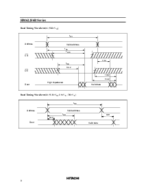 浏览型号HM62256B Series的Datasheet PDF文件第8页