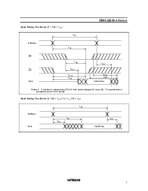 浏览型号HM624256A Series的Datasheet PDF文件第7页