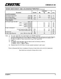 浏览型号CS5322的Datasheet PDF文件第5页