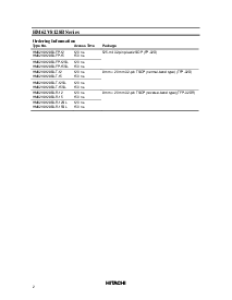 浏览型号HM62V8128B Series的Datasheet PDF文件第2页