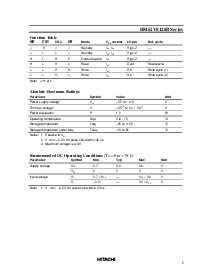 浏览型号HM62V8128B Series的Datasheet PDF文件第5页