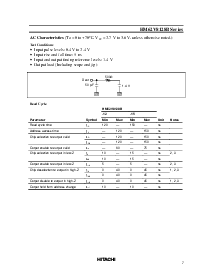 浏览型号HM62V8128B Series的Datasheet PDF文件第7页