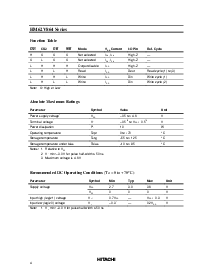 浏览型号HM62V864 Series的Datasheet PDF文件第4页