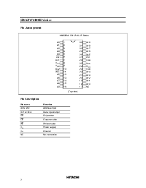 浏览型号HM62W4100H Series的Datasheet PDF文件第2页