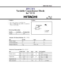 浏览型号Hvc351的Datasheet PDF文件第1页