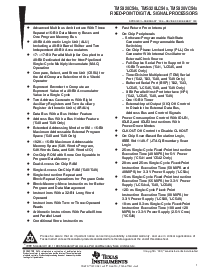 浏览型号TMS320C541的Datasheet PDF文件第1页