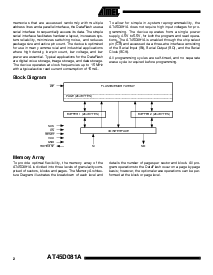 浏览型号AT45D081A-JC 的Datasheet PDF文件第2页