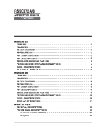 浏览型号RS5C372A-E2 的Datasheet PDF文件第3页