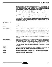 浏览型号AT90S2313-10PC 的Datasheet PDF文件第3页