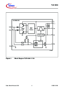 浏览型号TLE6250G 的Datasheet PDF文件第4页