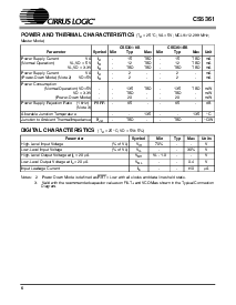浏览型号CS5361的Datasheet PDF文件第6页