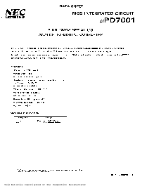 浏览型号UPD7001C的Datasheet PDF文件第1页