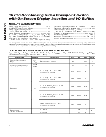 浏览型号MAX4356ECD的Datasheet PDF文件第2页