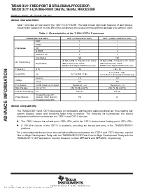 浏览型号TMS320C6211GFN的Datasheet PDF文件第4页