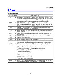 浏览型号W77IE58P-25的Datasheet PDF文件第4页