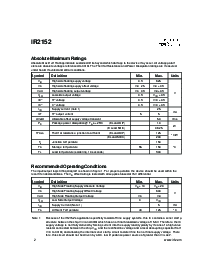 浏览型号IR2152S的Datasheet PDF文件第2页