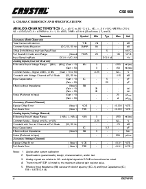 浏览型号CS5460-BS的Datasheet PDF文件第4页