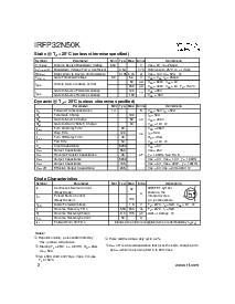 浏览型号IRFP32N50K的Datasheet PDF文件第2页