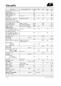 浏览型号TDA4470 的Datasheet PDF文件第8页