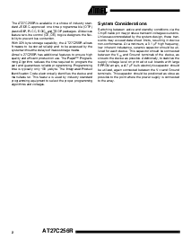 浏览型号AT27C256R 的Datasheet PDF文件第2页