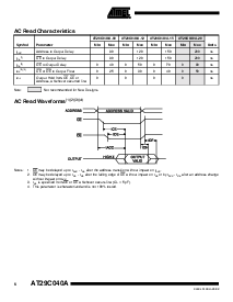浏览型号AT29C040A 的Datasheet PDF文件第6页