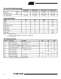 浏览型号AT28HC64B 的Datasheet PDF文件第4页