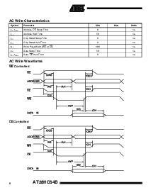 浏览型号AT28HC64B 的Datasheet PDF文件第6页