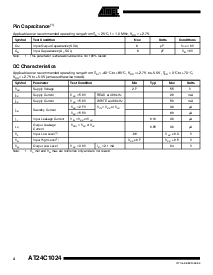 浏览型号AT24C1024 的Datasheet PDF文件第4页