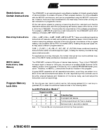 浏览型号AT89C4051 的Datasheet PDF文件第6页