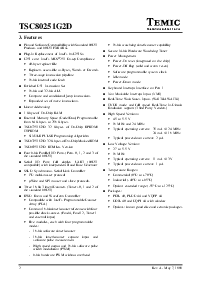 浏览型号TSC80251G2D 的Datasheet PDF文件第2页