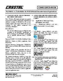 浏览型号CS493263-CL的Datasheet PDF文件第1页